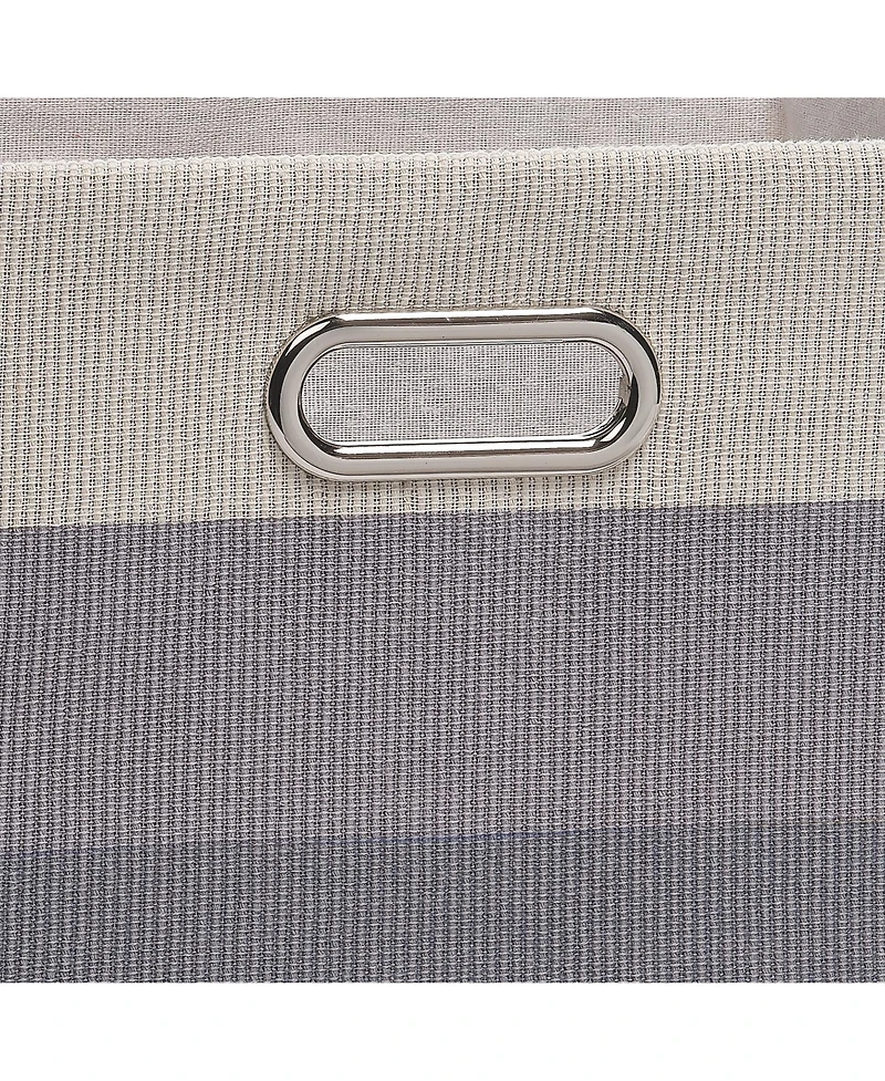 Lambs & Ivy Gray Ombre Foldable/Collapsible Storage Bin/Basket- 2 Pack