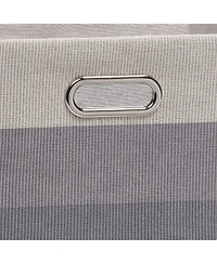 Lambs & Ivy Gray Ombre Foldable/Collapsible Storage Bin/Basket- 2 Pack