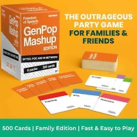 Quokka Freedom of Speech Card Board Game - Life Happens & Modern Edition for kids 8-12 and adults