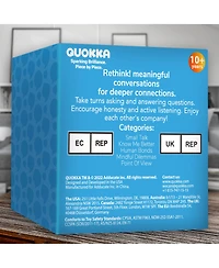 Quokka Conversation Cards Game - Universal Edition - 500 Questions - Share Thoughts