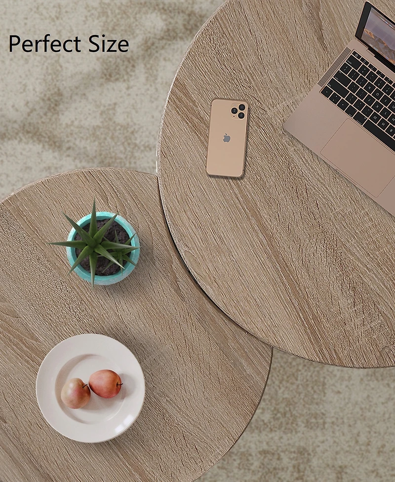 Gallerie Decor Saxony Nesting Coffee Table With Storage
