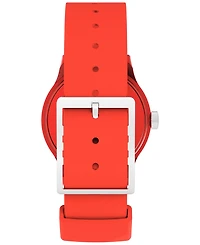 Timex Men's Quartz Analog Orange Nylon Watch, 36mm