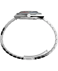 Timex Men's Quartz Analog Silver-Tone Stainless Steel Watch, 38mm