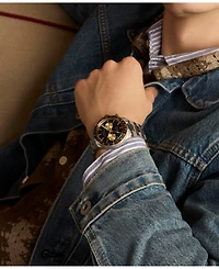 Timex Men's Quartz Analog Silver-Tone Stainless Steel Watch, 39mm