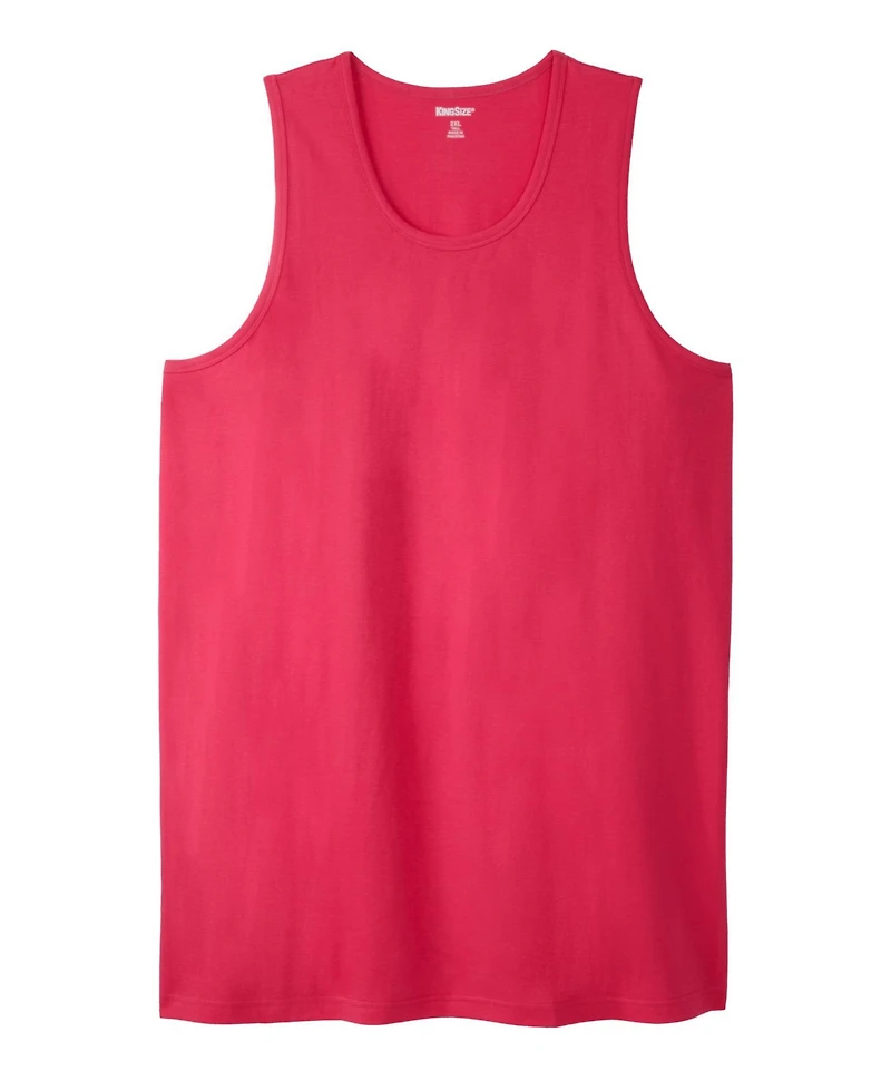 KingSize Big & Tall Shrink-Less Lightweight Longer-Length Tank
