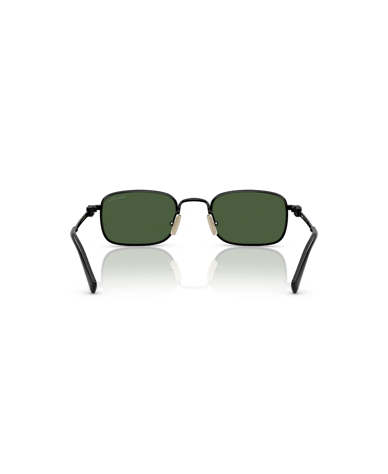 Miu Women's Rectangle Sunglasses, Mu A53S