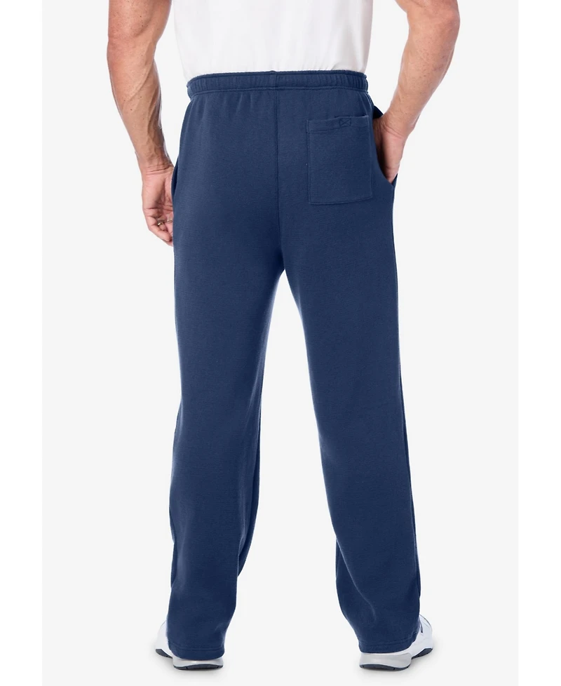 KingSize Men's Heavyweight Double Knit Open Bottom Sweatpants