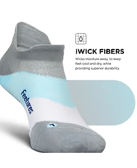 Feetures Men's Elite Ultra Light Cushion Ankle Socks - Sport Sock with Targeted Compression