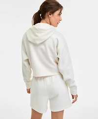 Starter Women's Geo Jacquard Cropped Full-Zip Hoodie