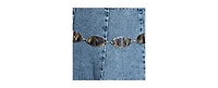 Steve Madden Oval Plate Chain Belt