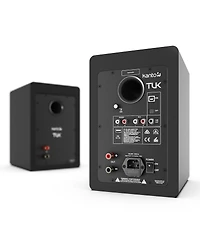 Kanto Tuk Premium Powered Speakers with SE6 Elevated Desktop Speaker Stands