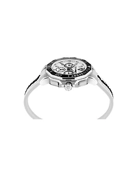 Plein Sport Men's Titan Chronograph Date Quartz White Silicone Strap Watch, 46mm