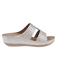 Gc Shoes Women's Carrie Embellished Wedge Sandals