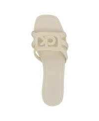 Calvin Klein Women's Yoana Logo Slip-On Jelly Flat Sandals
