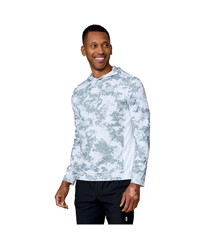 Free Country Men's SunFree Upf Printed Hoodie