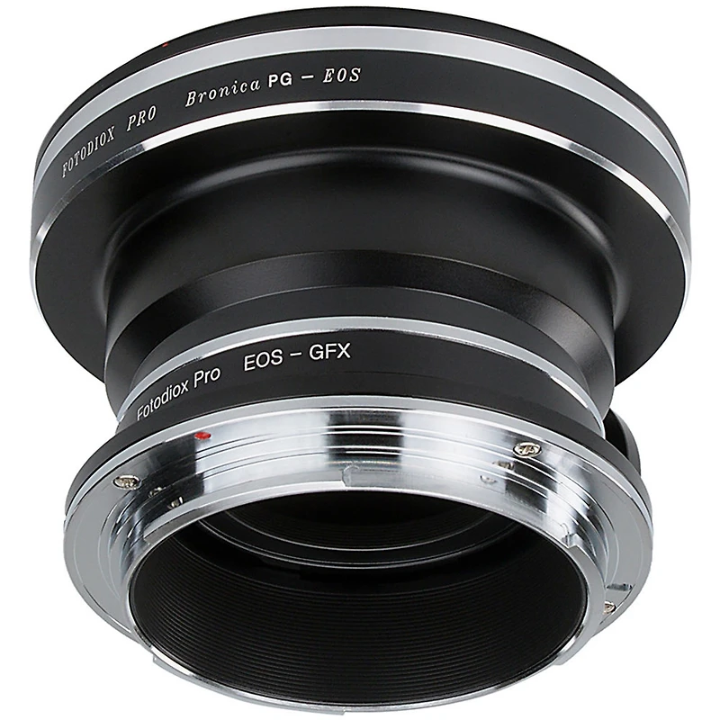 Fotodiox Pro Lens Mount Double Adapter for Bronica Gs-1 (Pg) Mount Slr & Canon Eos (EF / Ef-s) D/Slr Lenses to Fujifilm G-Mount Gfx Mirrorless Digital