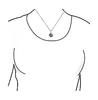 Bling Jewelry 2CTW Black Mystic Rainbow Cz Solitaire Pendant Necklace in Sterling Silver