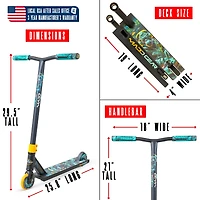 Pro Stunt Scooter for Kids Ages 5+ – Lightweight Durable Trick Scooter for Skatepark and Street – Madd Gear MG2
