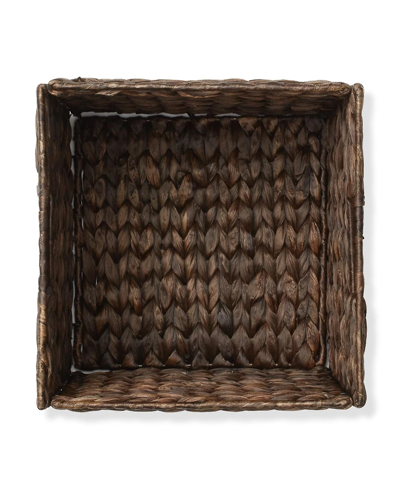 Casafield 10.5" x 10.5" Water Hyacinth Storage Baskets