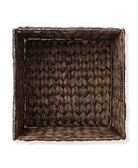 Casafield 10.5" x 10.5" Water Hyacinth Storage Baskets