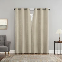 Isidora Velvet Magnetic Closure 100% Blackout Grommet Curtain Panel