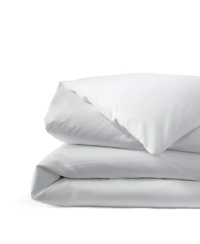 Lands' End 400 Thread Count Premium Supima Cotton No Iron Sateen Duvet Bed Cover