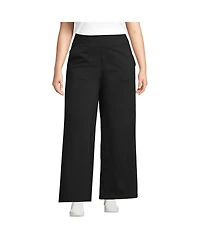 Lands' End Women's Active Hi Impact High Rise Wide Leg Pants