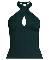 Lands' End Women's Criss Cross Halter Tankini Top