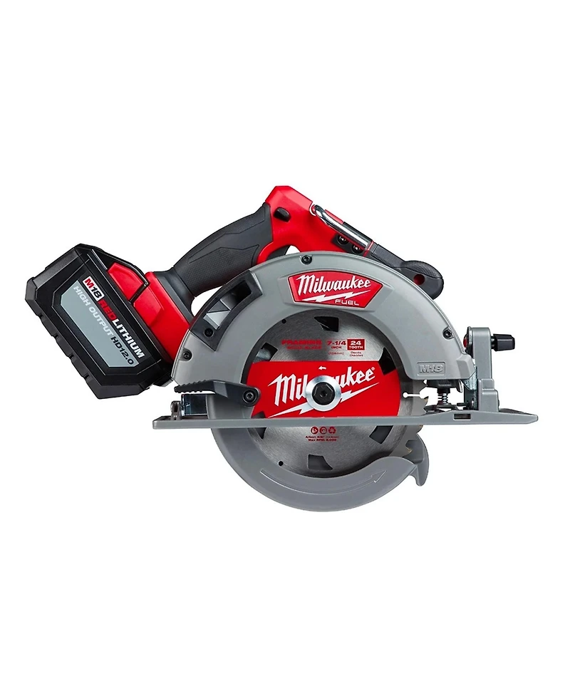Milwaukee 2732-21HD M18 Fuel 18V Lithium-Ion Brushless Cordless 7-1/4 in. Circular Saw Kit with Battery, Charger, Tool Bag