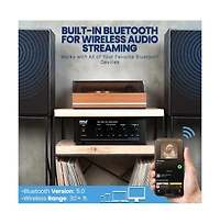 Pyle 60W Power Amplifier with Bluetooth, Fm Radio & Usb - PCM30A