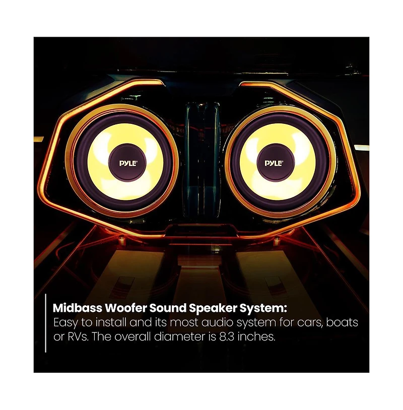 Pyle 8" 400W Midbass Woofer Speaker - PLG81