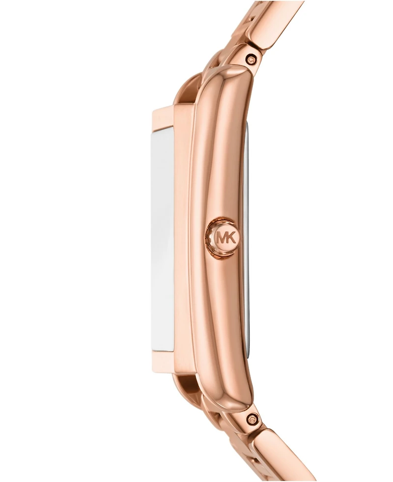 Michael Kors Women's Essex Rose Gold-Tone Stainless Steel Watch, 26x36mm