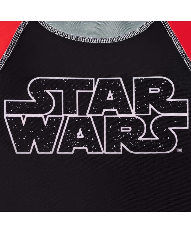Star Wars Toddler Boys Rash Guard and Swim Trunks Outfit Set