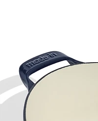 Made Enameled Cast Iron 7.5-Quarts Oval Dutch Oven with Lid