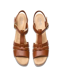 Clarks Collection Women's Seannah Madi Wedge Sandals