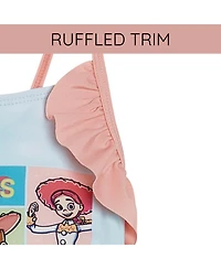 Disney Girls Toy Story Upf 50+ One Piece Bathing Suit