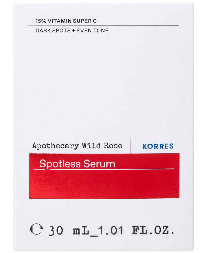 Korres Apothecary Wild Rose Spotless Serum, 1 oz.