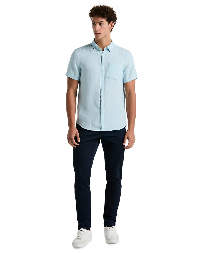 Original Penguin Men's Delave Linen Shirt
