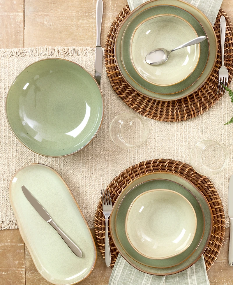 Oneida Organic Shades 12 Pc. Dinnerware Set, Service for 4
