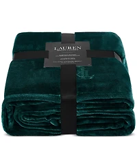 Lauren Ralph Micromink Plush Blanket