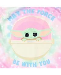 The Mandalorian Girls Star Wars Yoda Pullover Tankini Top and Bikini Bottom Swim Set