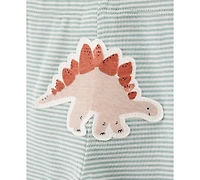 Carter's Baby Boys 3-Pc. Cotton Dinosaur Little Character Set