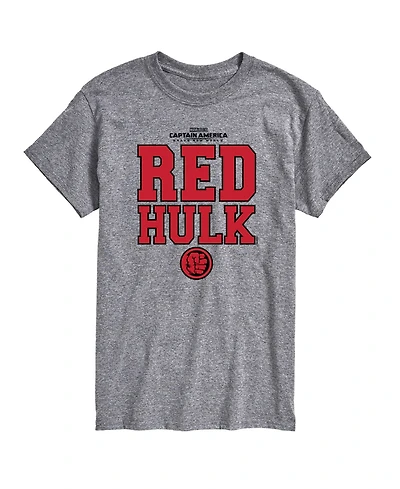 Airwaves Men's Captain America Brave New World Red Hulk Short Sleeve T-Shirt
