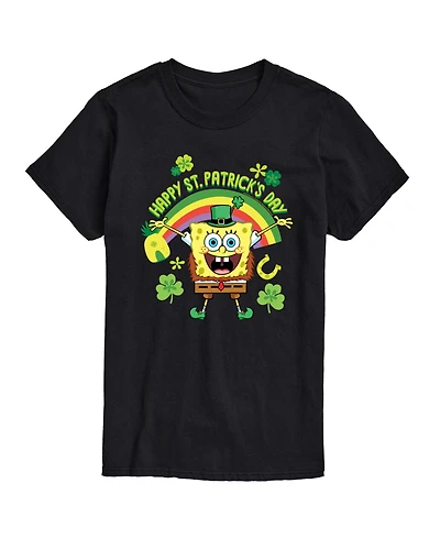 Airwaves Men's SpongeBob SquarePants St Patrick's Day Short Sleeve T-Shirt
