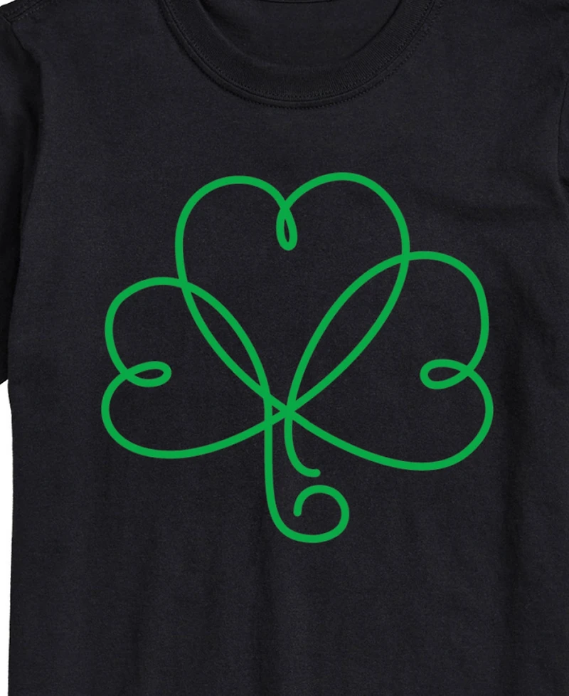 Airwaves Men's St Patrick's Day Clover Short Sleeve T-Shirt
