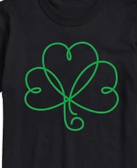 Airwaves Men's St Patrick's Day Clover Short Sleeve T-Shirt