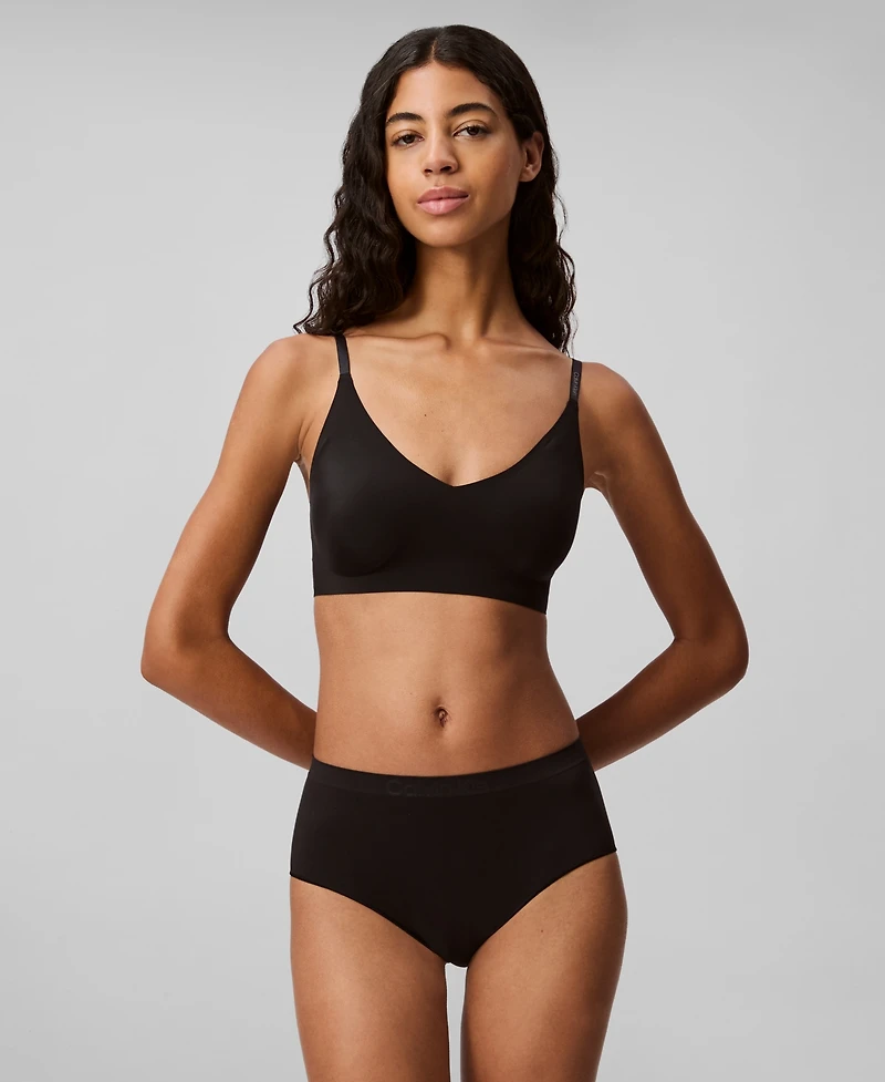 Calvin Klein Women's Invisibles Comfort Lightly Lined Triangle Bralette QF5753