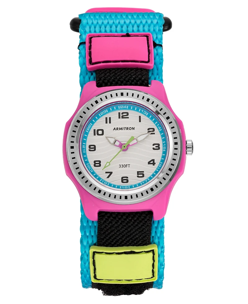 Armitron Kid's Quartz Strap N' Go Multi Watch, 32mm