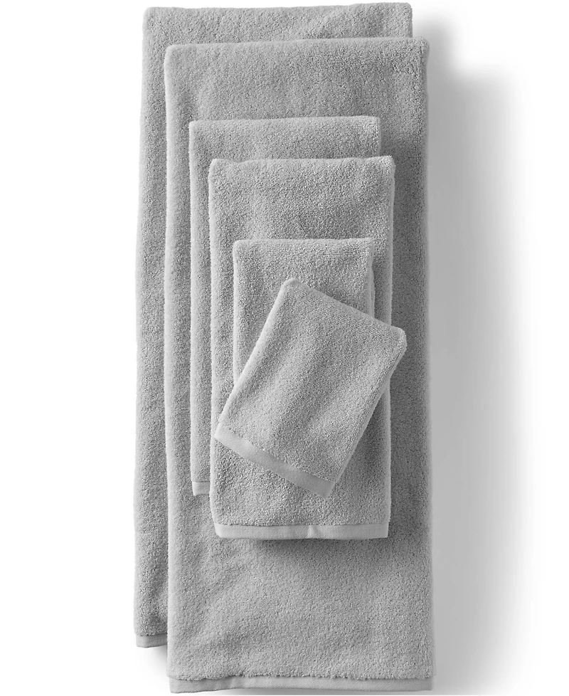 Lands' End Quick-Dry Cotton Bath Sheet
