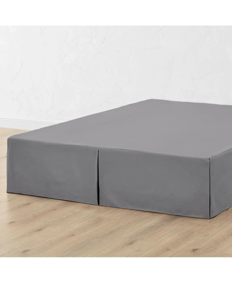 Bare Home Tailored 15" Pleated Bed skirt Queen